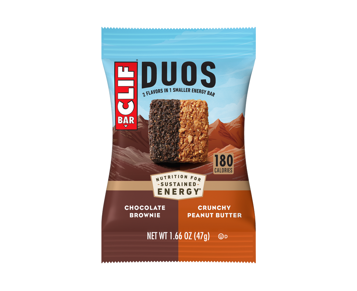 Chocolate Brownie + Crunchy Peanut Butter CLIF BAR® Duos Clif Bar