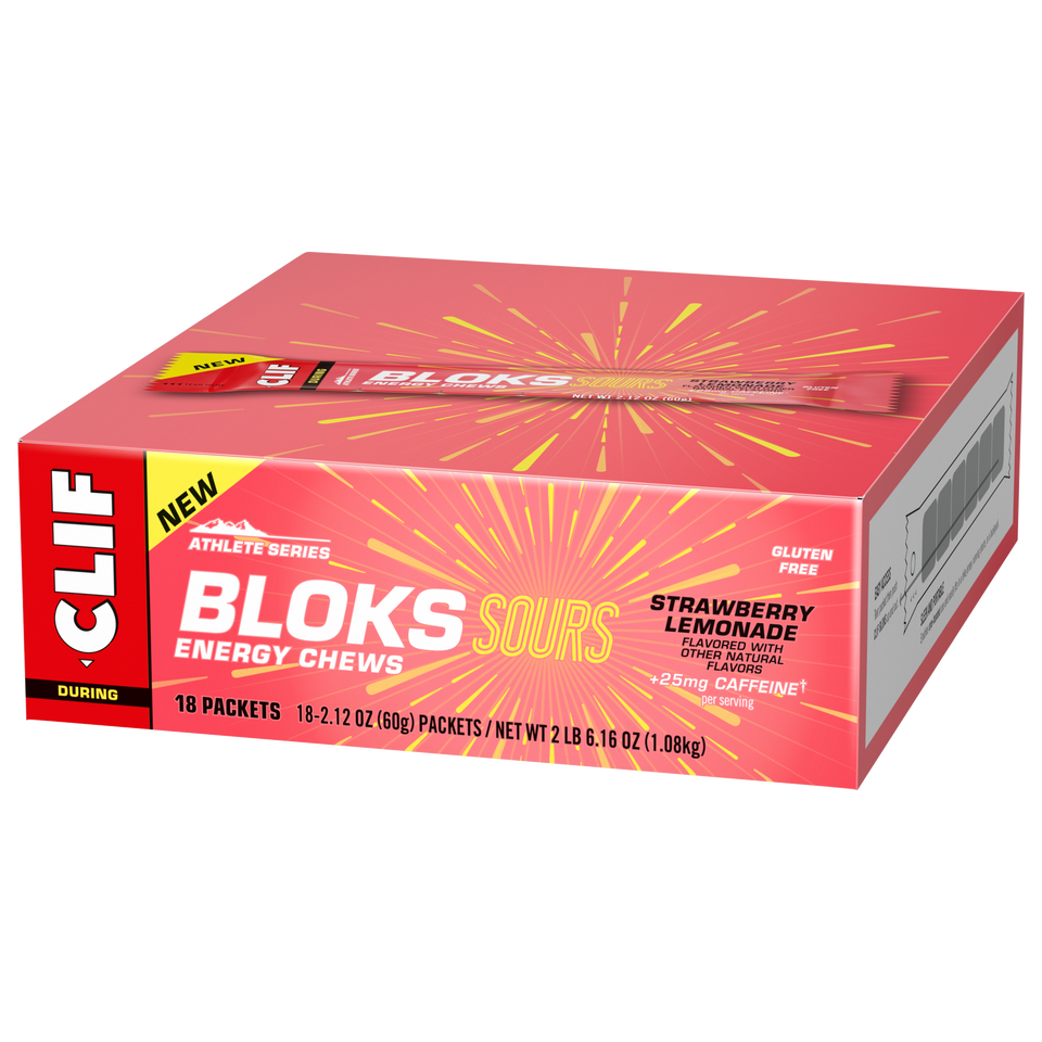 Sour Strawberry Lemonade Flavor CLIF BLOKS® Energy Chews Clif Bar