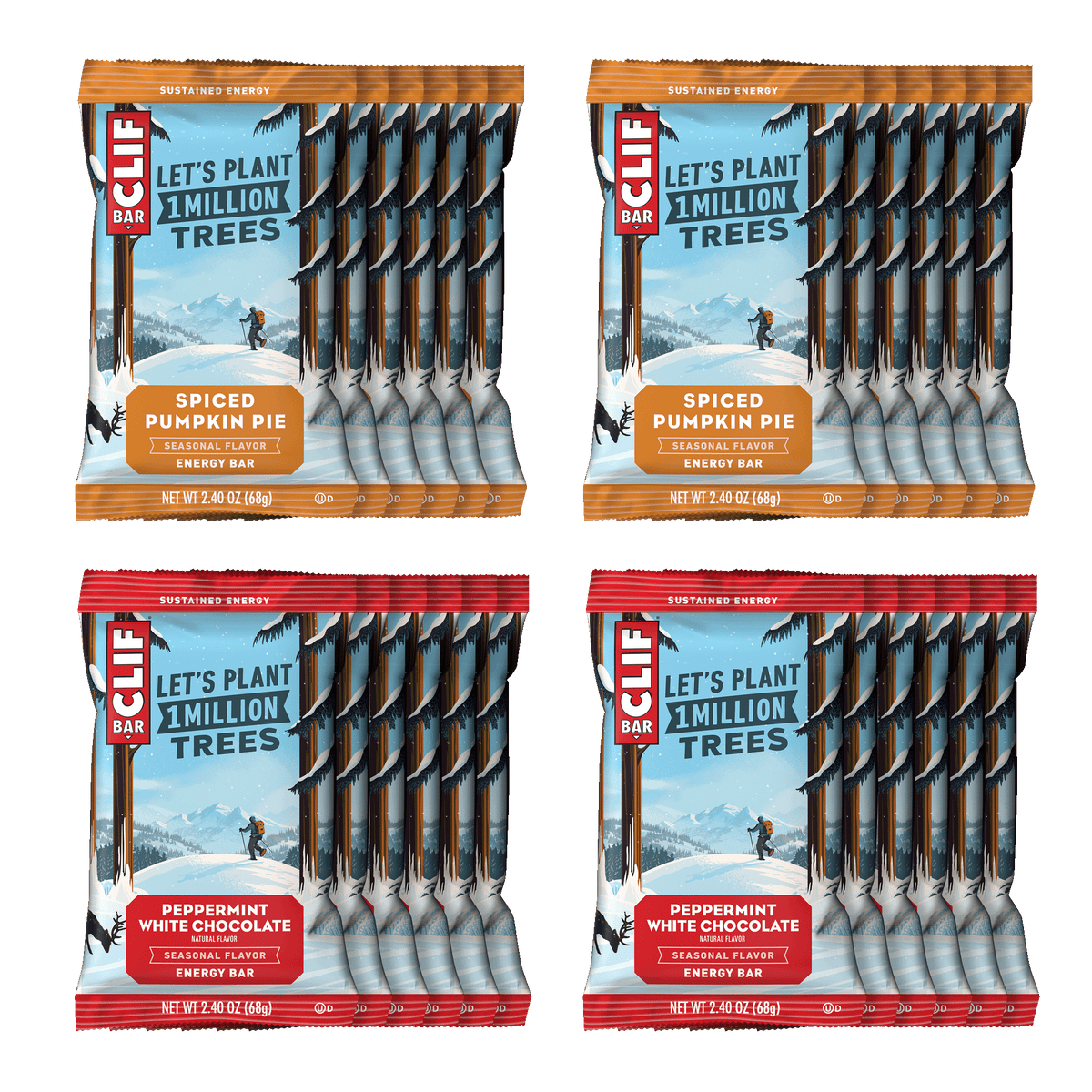 CLIF BAR® Seasonal Flavor Bundle, 24 Bars Clif Bar