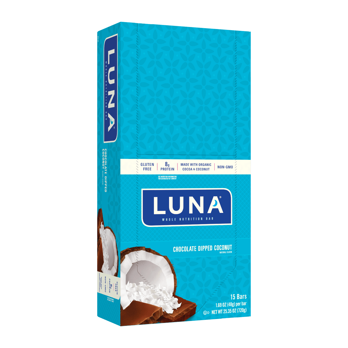 Chocolate Dipped Coconut Flavor | Shop Gluten Free | LUNA® Bar – Clif Bar