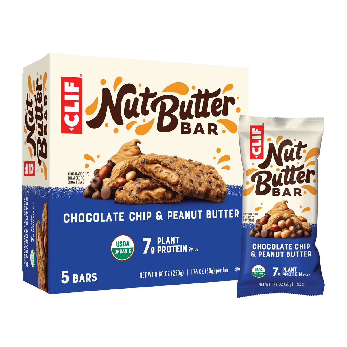 Chocolate Chip & Peanut Butter CLIF¨ Nut Butter Bar Clif Bar