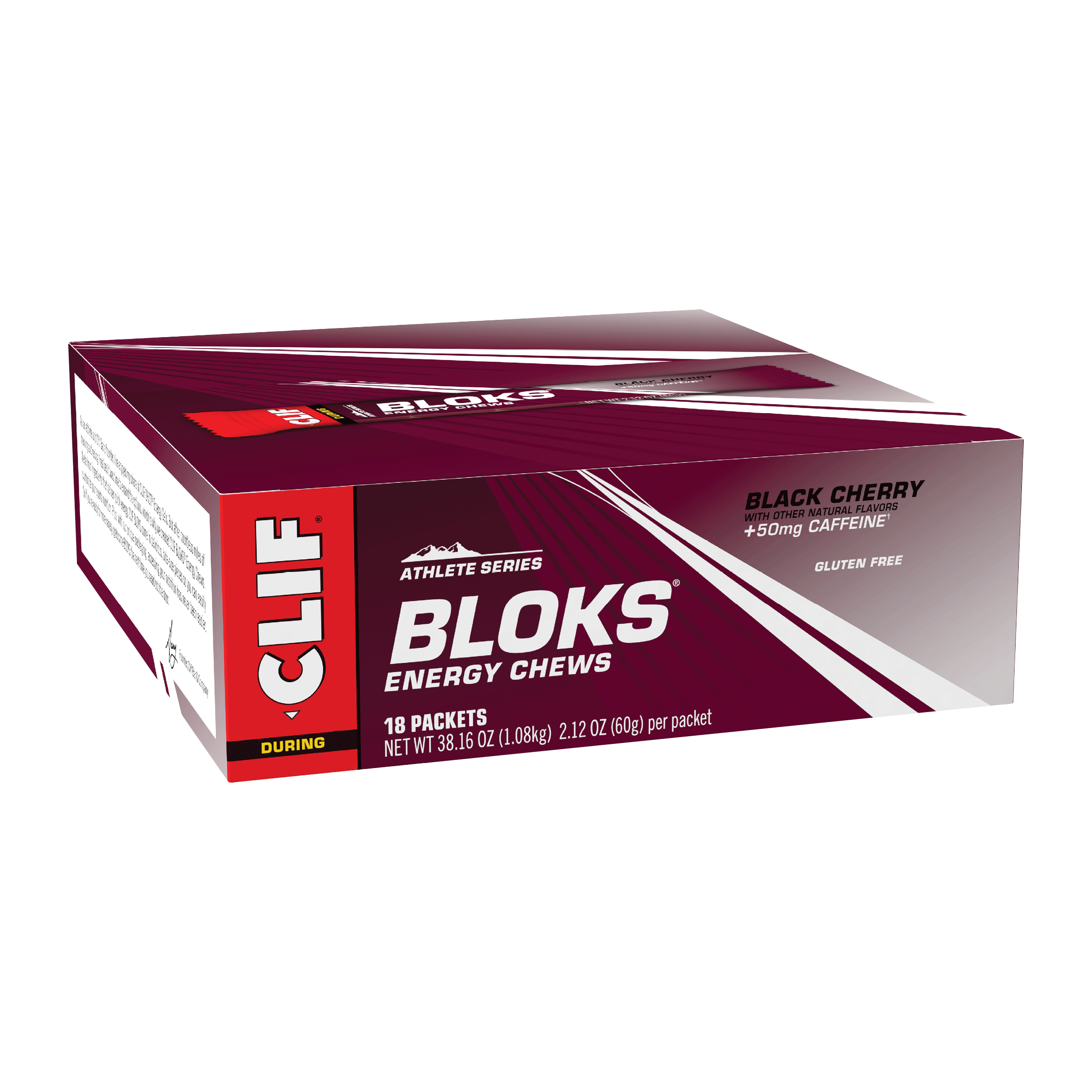 Black Cherry Flavor with Caffeine | CLIF BLOKS® Energy Chews