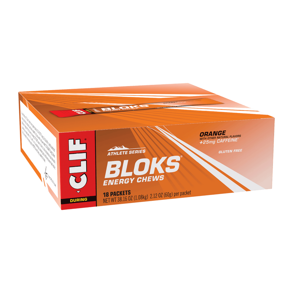 Orange Flavor with Caffeine CLIF BLOKS® Energy Chews Clif Bar