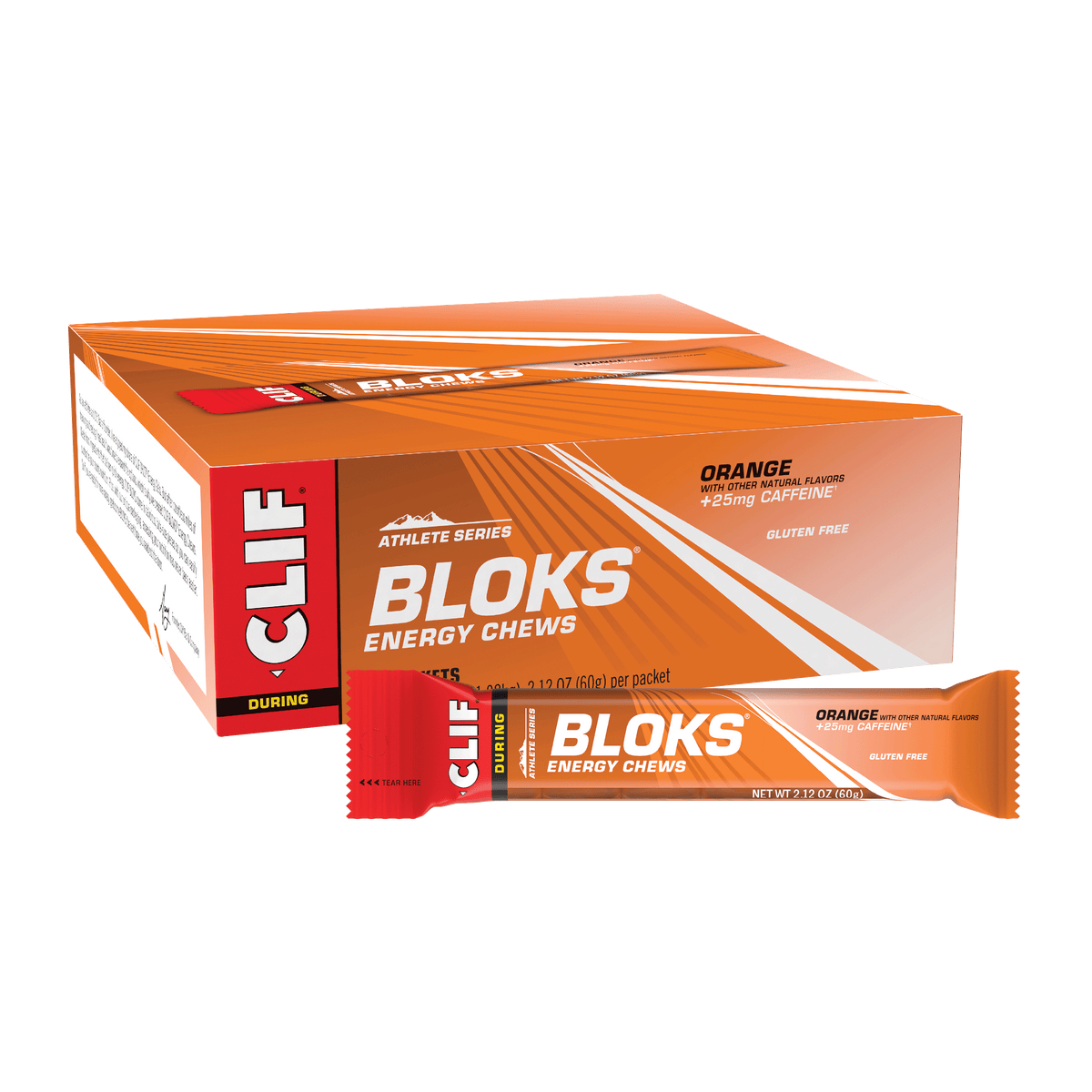 Orange Flavor with Caffeine CLIF BLOKS® Energy Chews Clif Bar