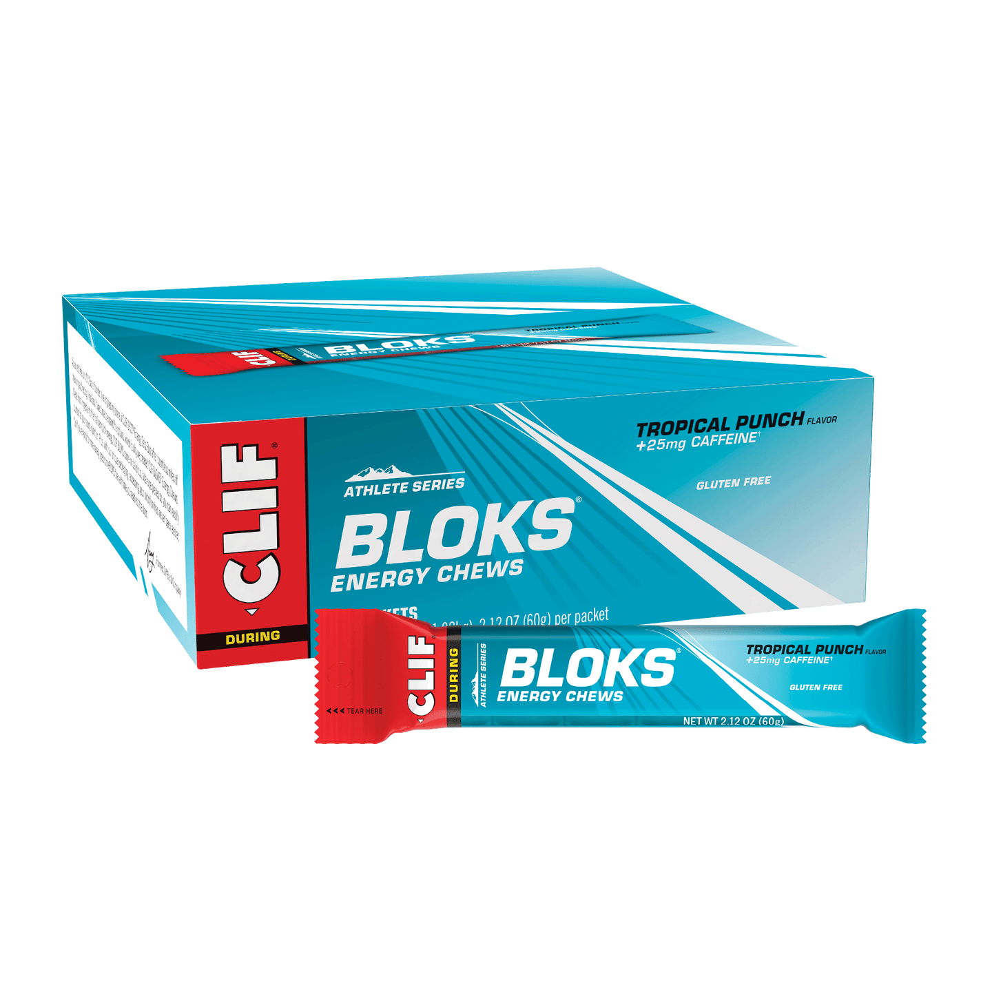 Tropical Punch Flavor with Caffeine CLIF BLOKS® Energy Chews Clif Bar