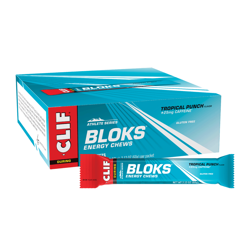 Tropical Punch Flavor with Caffeine CLIF BLOKS® Energy Chews Clif Bar
