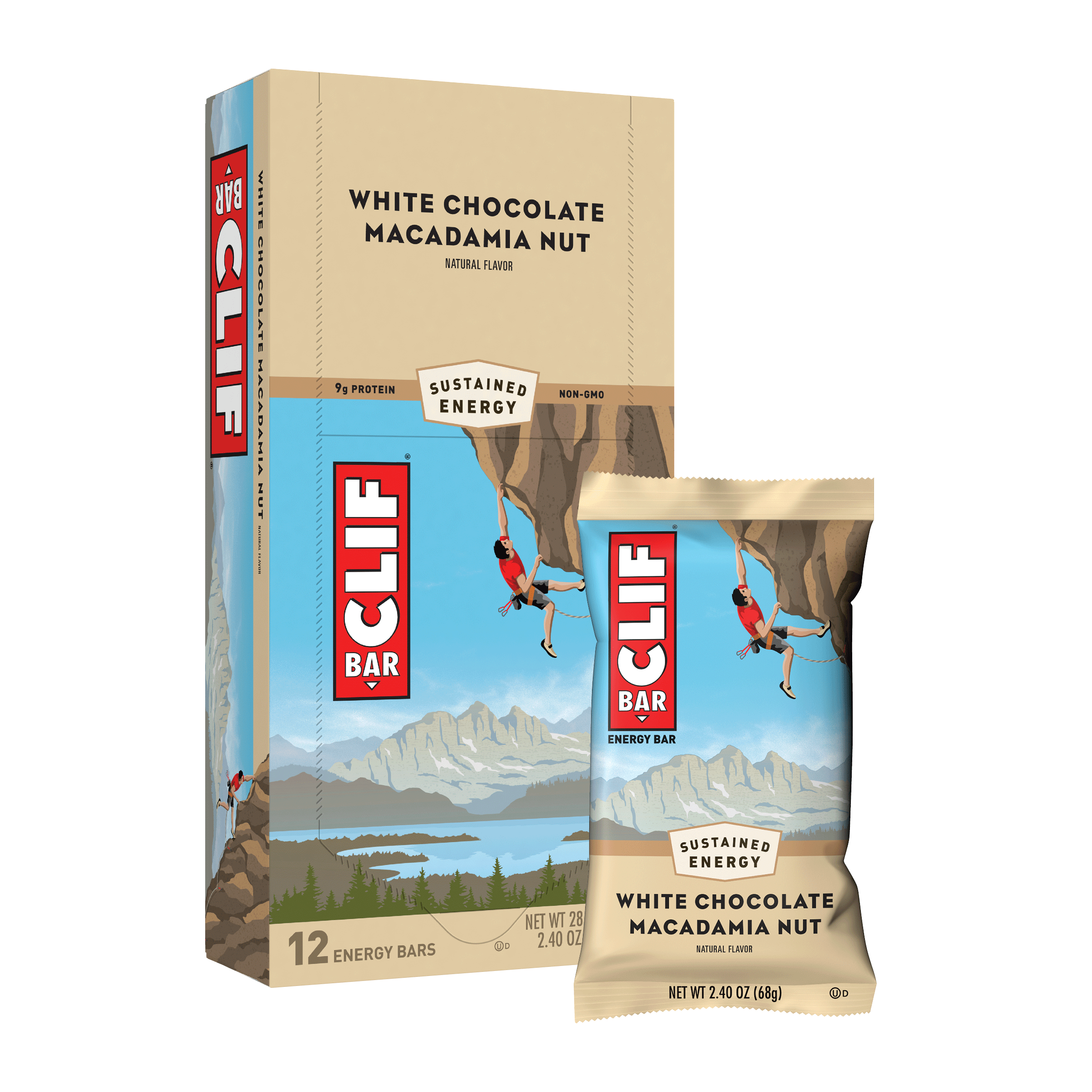 CLIF BARS - Energy Bars - 4 Flavor Variety Pack, 3 Bars of Each Flavor -  Made with Organic Oats - Plant Based Food - Vegetarian - Kosher (2.4 Ounce  Protein Bars, 12 Count) 12 Count (Pack of 1)
