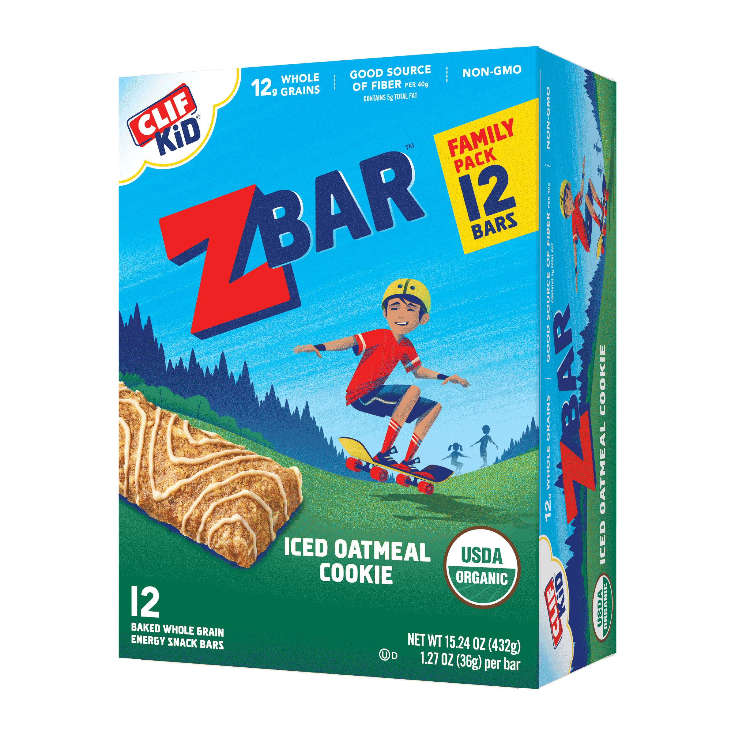 Iced Oatmeal Cookie  CLIF Kid Zbar® Baked Energy Snacks – Clif Bar