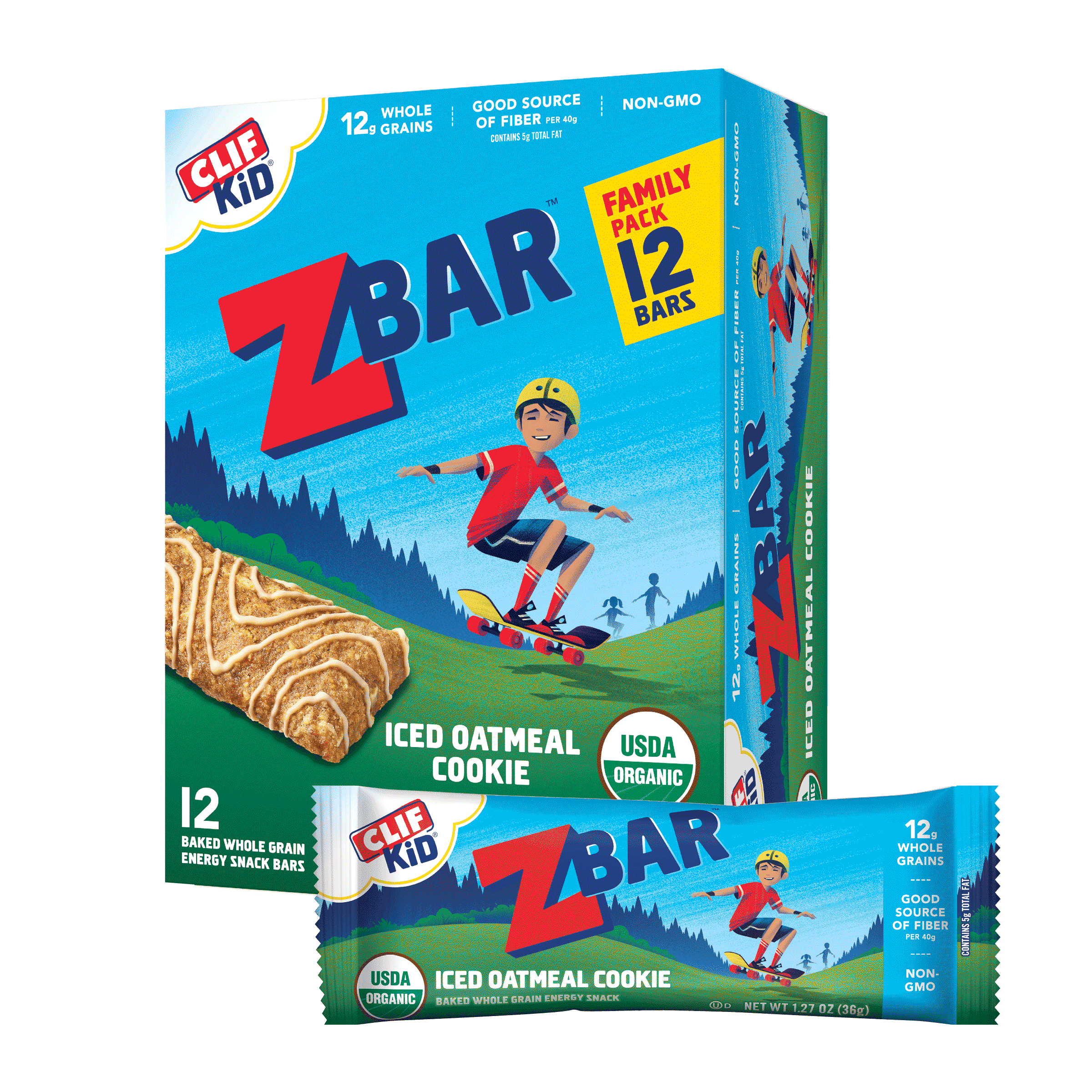 Iced Oatmeal Cookie | CLIF Kid Zbar® Baked Energy Snacks – Clif Bar