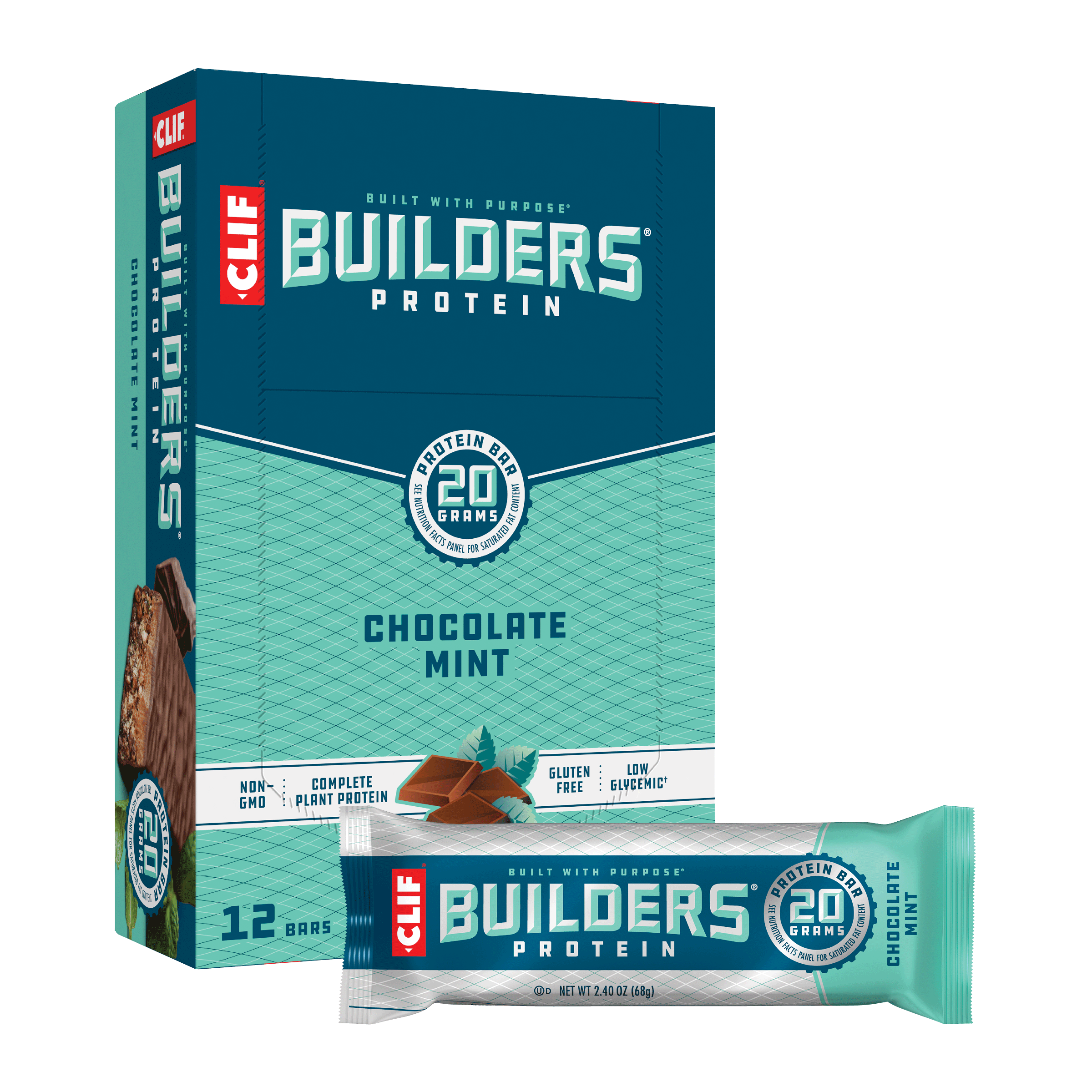 Chocolate Mint Protein Bar  CLIF Builders® – Clif Bar