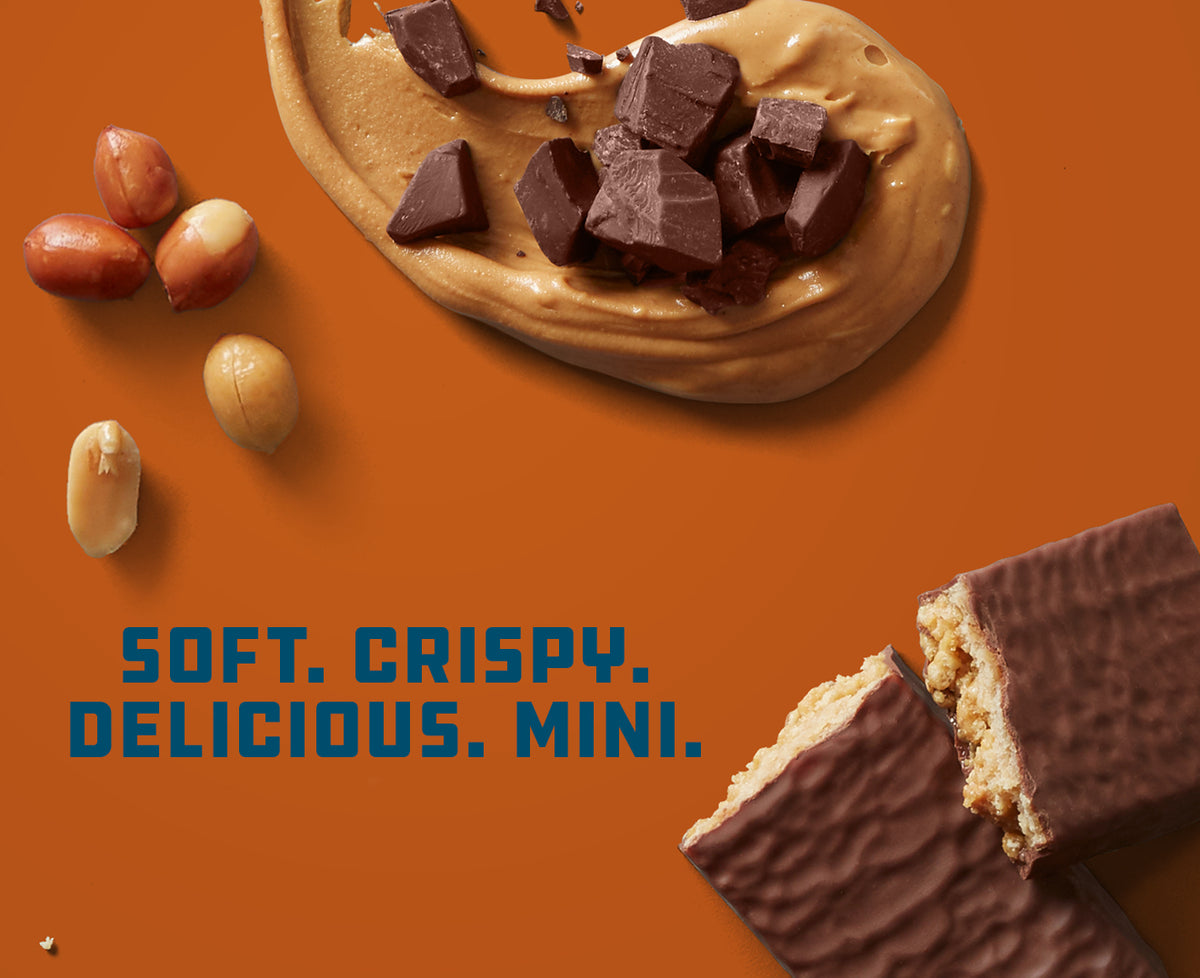 Chocolate Peanut Butter Flavor Minis | BUILDERS® Protein Bar – Clif Bar