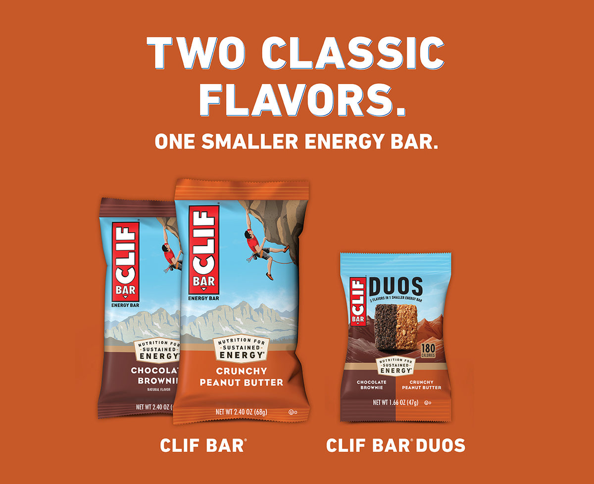 Chocolate Brownie + Crunchy Peanut Butter CLIF BAR® Duos Clif Bar