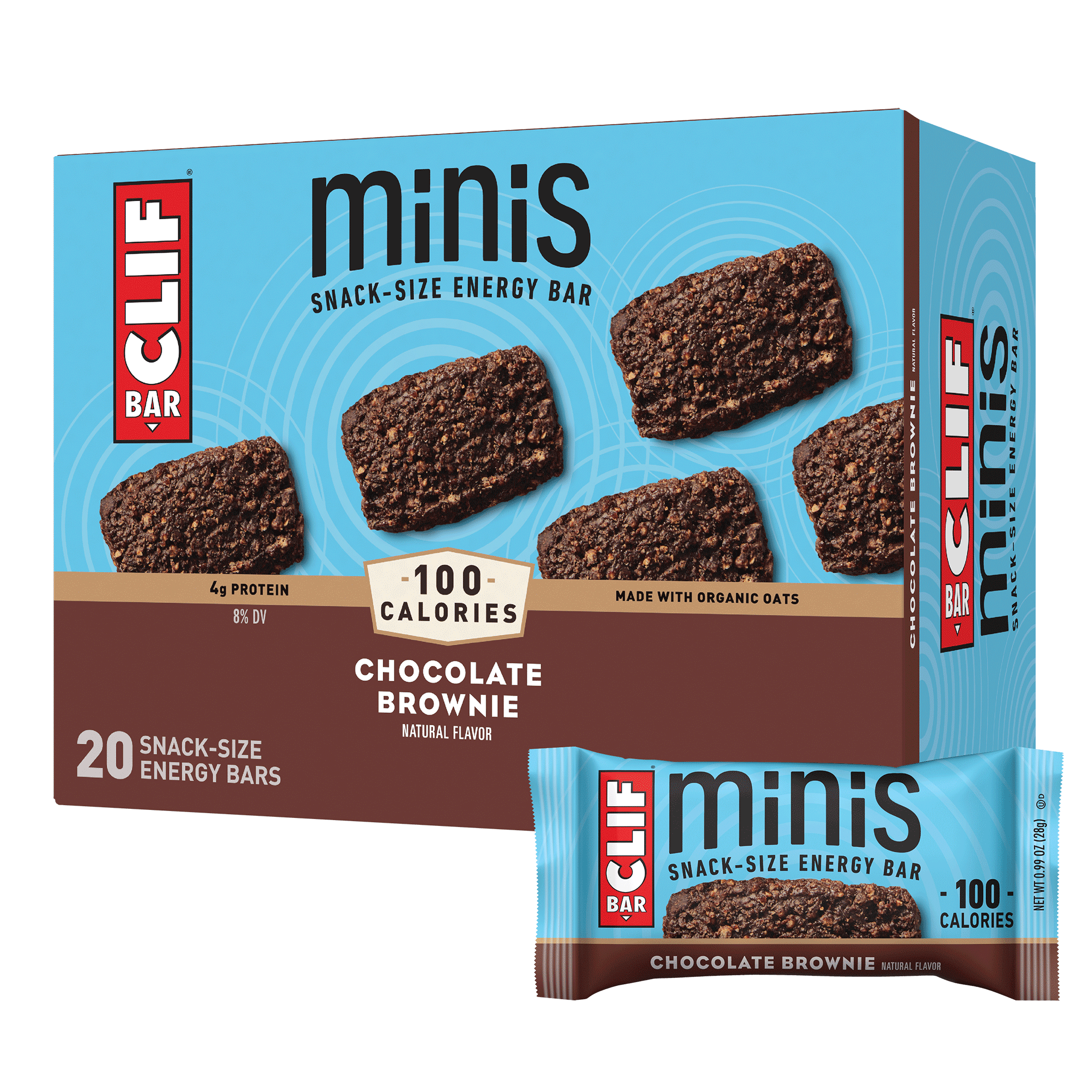 Chocolate Brownie Flavor Minis  CLIF BAR® Energy Bar – Clif Bar