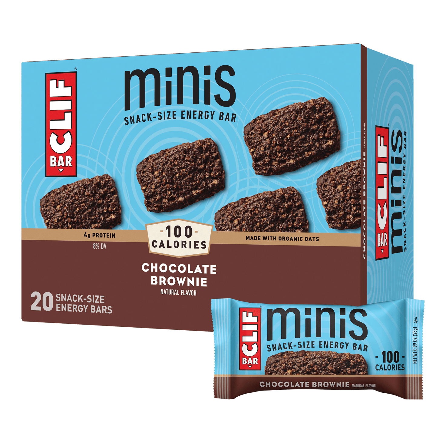 Chocolate Brownie Flavor Minis CLIF BAR® Energy Bar Clif Bar